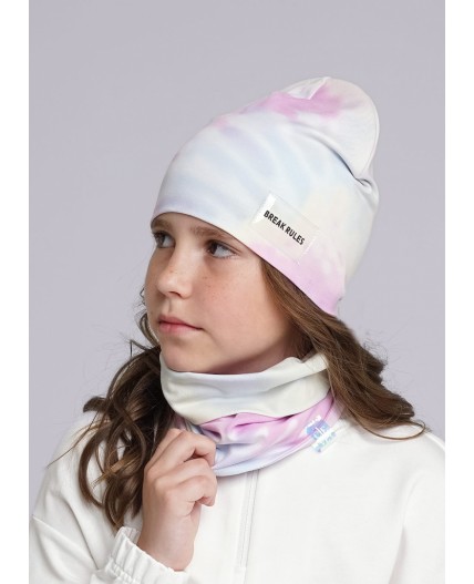 CLE Шапка дет. 536245гн, св.розовый/голубой