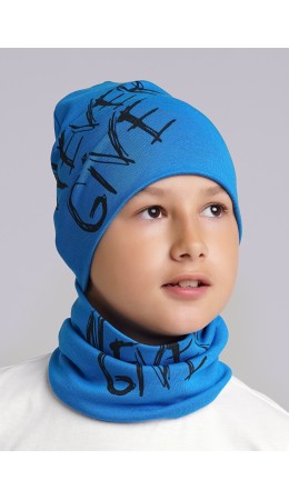CLE Шарф 'Снуд' дет. 431450/2рп, св.синий
