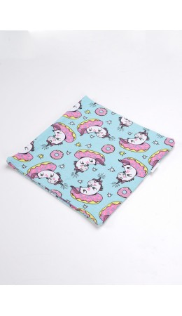 CLE Шарф 'Снуд' дет. 525774гн, св.голубой/белый