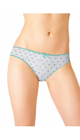 ТаТ B30-119т Трусы жен., молочный/зелёный