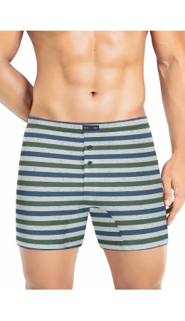 ТаТ MBX601227 Трусы муж., св.серый/т.зелёный