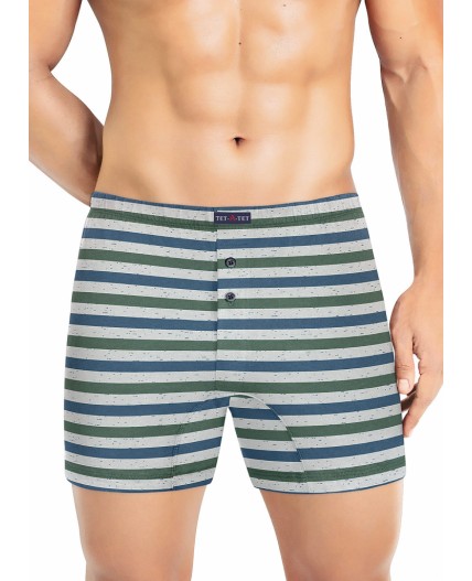 ТаТ MBX601227 Трусы муж., св.серый/т.зелёный