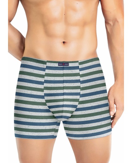 ТаТ MSH601211 Трусы муж., св.серый/т.зелёный