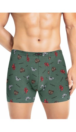 ТаТ MSH601211/17 Трусы муж., т.зелёный/т.коричневый