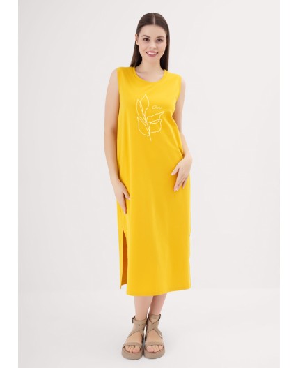 CLE LDR25-1170/1 Платье жен. Сандал, т.жёлтый