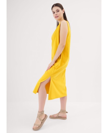 CLE LDR25-1170/1 Платье жен. Сандал, т.жёлтый