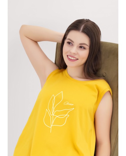 CLE LDR25-1170/1 Платье жен. Сандал, т.жёлтый