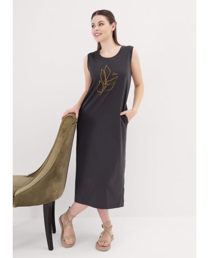 CLE LDR25-1170/2 Платье жен. Сандал, т.серый