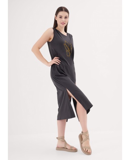 CLE LDR25-1170/2 Платье жен. Сандал, т.серый