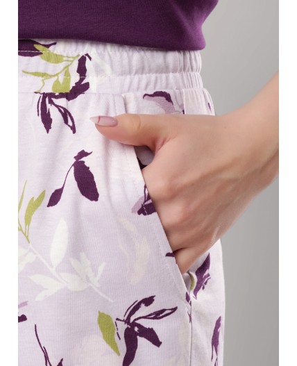 CLE LP15-1183 Набор одежды жен., т.фиолетовый/св.розовый