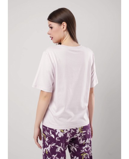 CLE LP15-1183/1 Набор одежды жен., св.розовый/т.фиолетовый