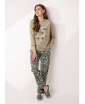 CLE LP15-1184/2 Набор одежды жен., т.бежевый/зелёный