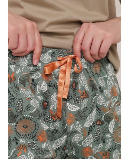 CLE LP15-1184/2 Набор одежды жен., т.бежевый/зелёный