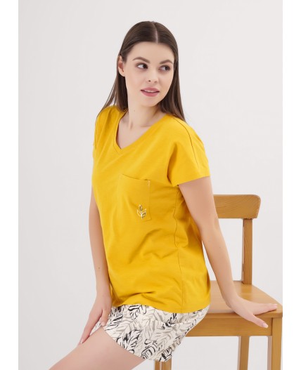 CLE LP25-1170/1 Набор одежды жен. Сандал, т.жёлтый/молочный