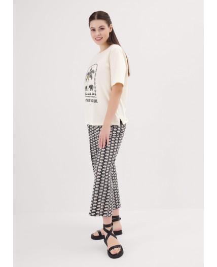 CLE LP25-1170/2 Набор одежды жен. Сандал, молочный/т.коричневый