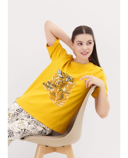 CLE LP25-1170/3 Набор одежды жен. Сандал, т.жёлтый/молочный