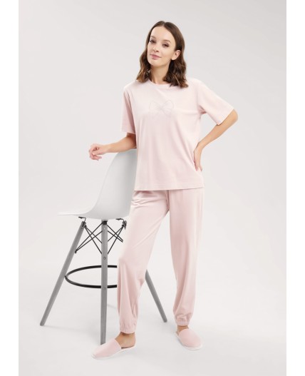 CLE LTR15-1173 Брюки жен., пудровый