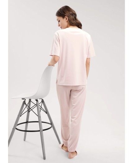 CLE LTR15-1173 Брюки жен., пудровый