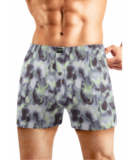 CLE MBX550911 Трусы муж., св.голубой/св.зелёный