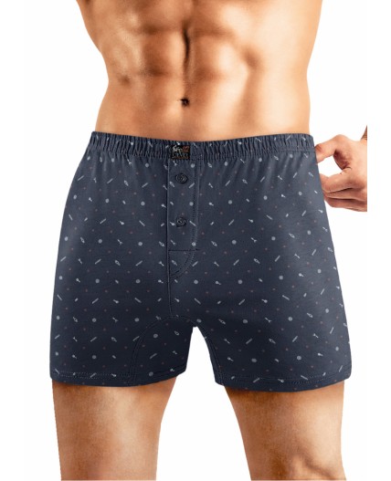 CLE MBX551111 Трусы муж., т.синий/красный