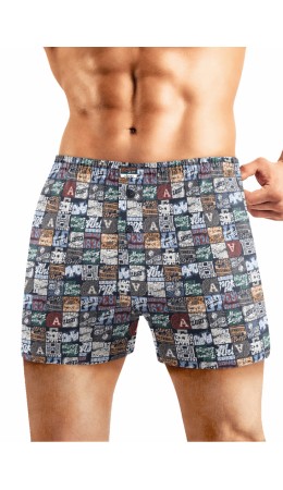 CLE MBX551631 Трусы муж., т.синий/зелёный