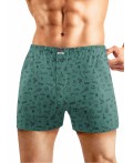 CLE MBX551641 Трусы муж., зелёный/т.синий