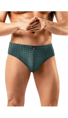 CLE MC430921 Трусы муж., т.зелёный/т.синий
