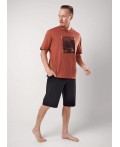 CLE MHP450122/1 Набор одежды муж., терракотовый/чёрный
