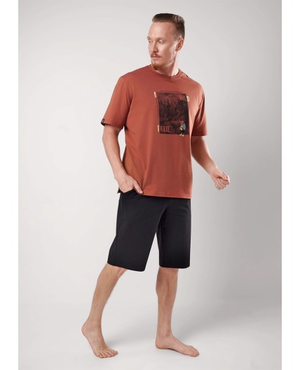 CLE MHP450122/1 Набор одежды муж., терракотовый/чёрный