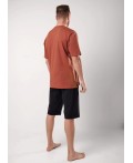 CLE MHP450122/1 Набор одежды муж., терракотовый/чёрный