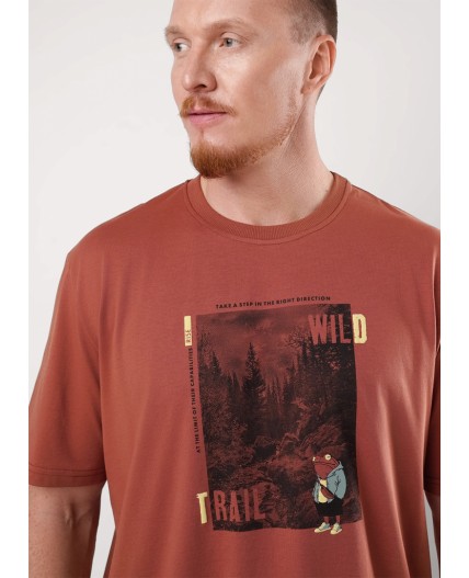 CLE MHP450122/1 Набор одежды муж., терракотовый/чёрный