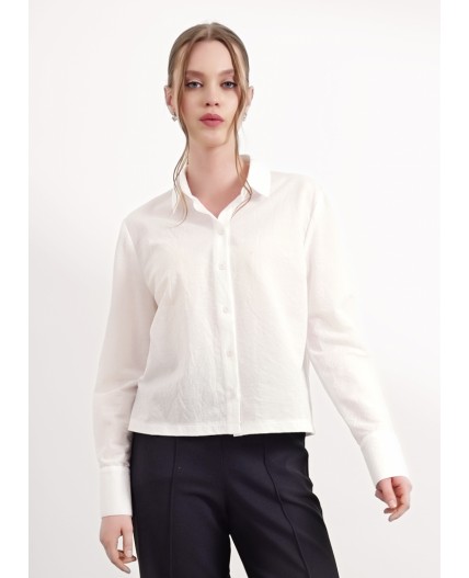 CLE Блузка жен. 156977/181кж, молочный