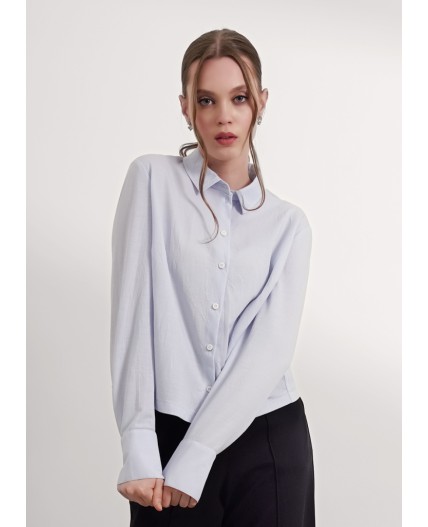 CLE Блузка жен. 156977/181кж, голубой