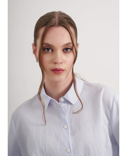 CLE Блузка жен. 156977/181кж, голубой