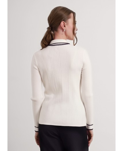 CLE Джемпер жен. 154528/181вн, молочный