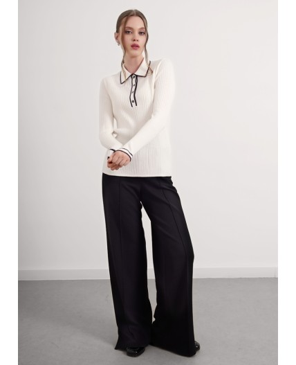 CLE Джемпер жен. 154528/181вн, молочный