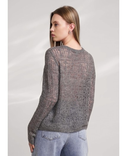 CLE Джемпер жен. 154533/183фэш, т.серый