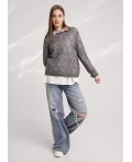 CLE Джемпер жен. 154533/183фэш, т.серый