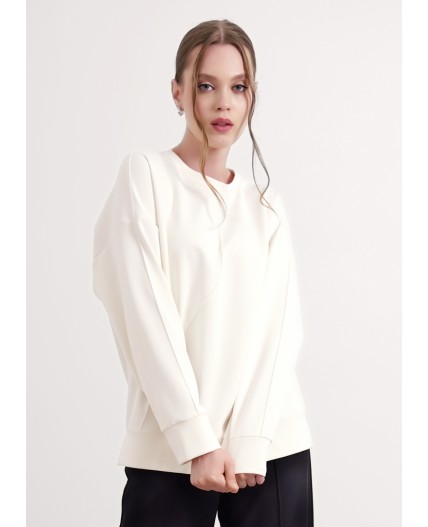 CLE Джемпер жен. 156972/181эф, молочный