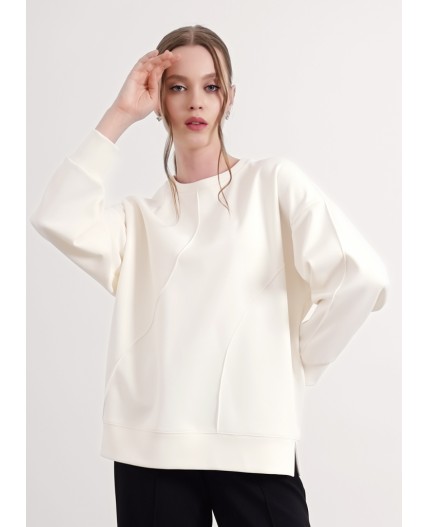 CLE Джемпер жен. 156972/181эф, молочный