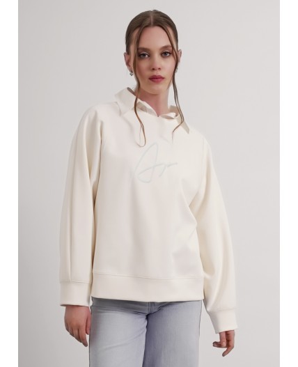 CLE Джемпер жен. 156979/181эф, молочный