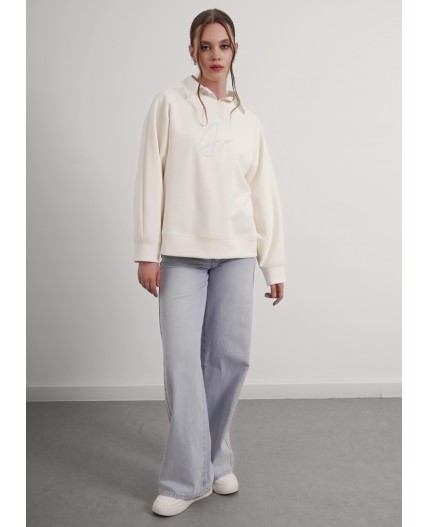 CLE Джемпер жен. 156979/181эф, молочный