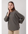 CLE Джемпер жен. 156990/182тдф, хаки/серый