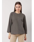 CLE Джемпер жен. 156990/182тдф, хаки/серый