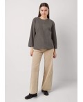 CLE Джемпер жен. 156990/182тдф, хаки/серый