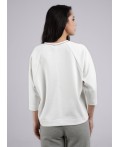 CLE Джемпер жен. 246480/130ииж_п, молочный