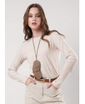 CLE Джемпер жен. 356921шв, бежевый