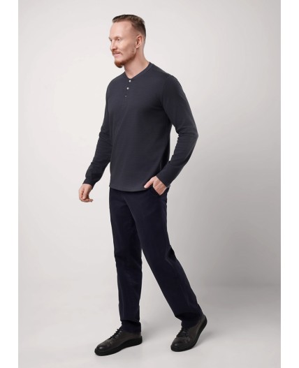 CLE Джемпер муж. 442464/24кжн_п, т.серый/чёрный