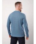 CLE Джемпер муж. 442464/24кжн_п, т.голубой/чёрный