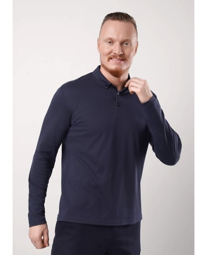 CLE Джемпер муж. 442499/24зэ, чёрный/т.синий